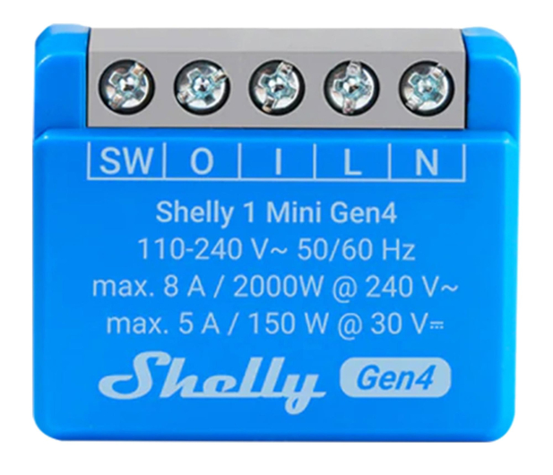 Shelly Sterownik 1 Mini Gen4 Zigbee/Matter 1MiniGen4 - 1347498 - zdjęcie